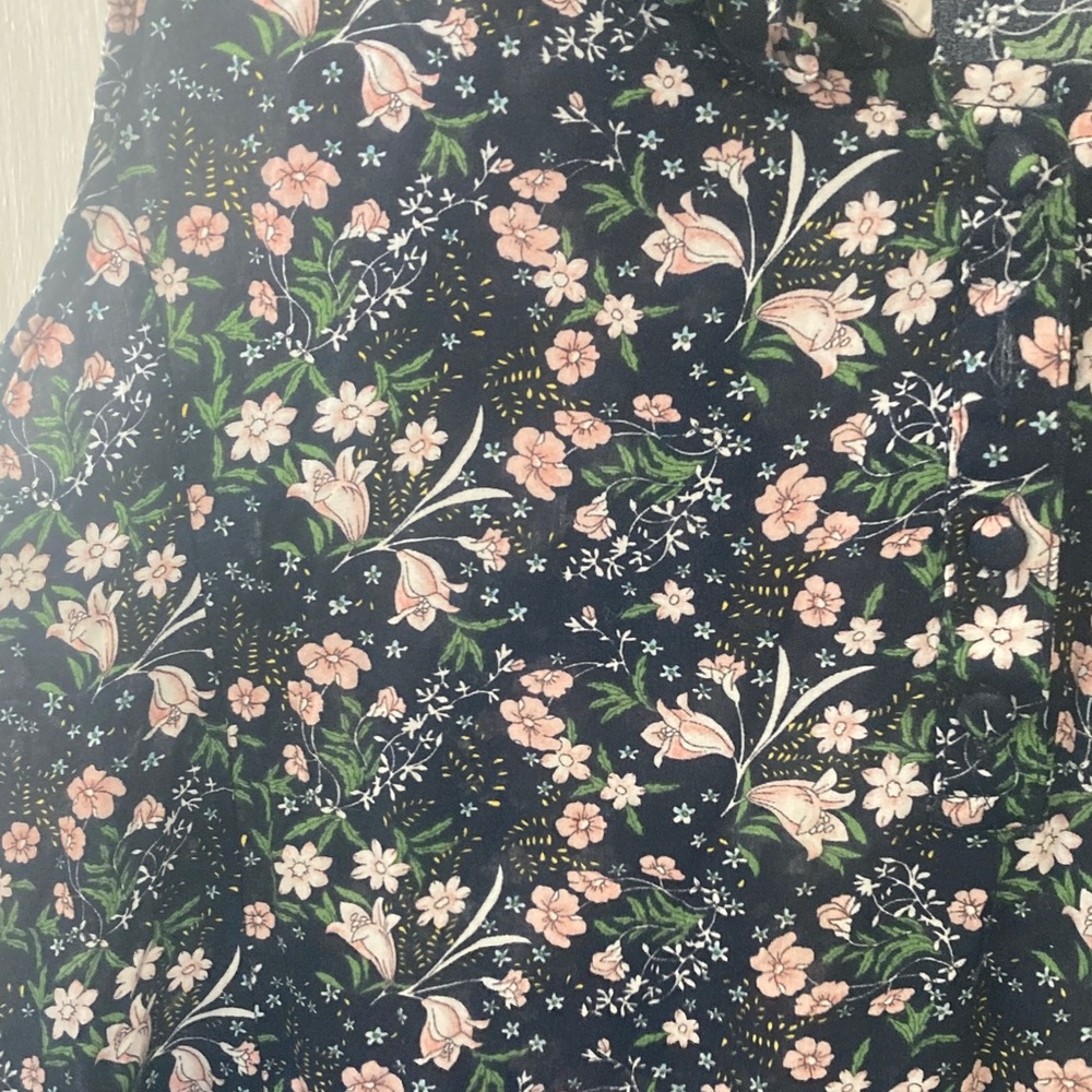 Papillon Navy and Pink Floral Dress/Tunic - Picture 3 of 9